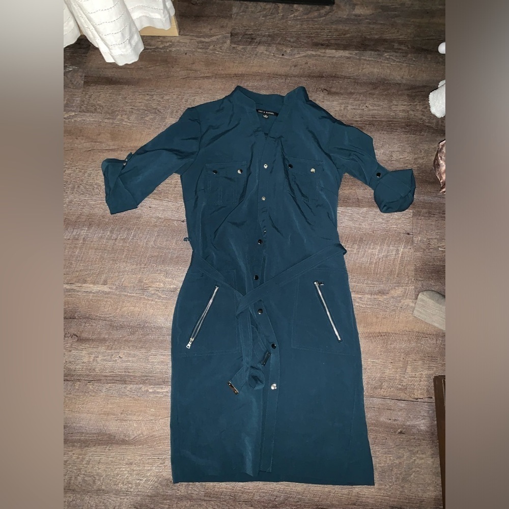 COPY - Zac And Rachel Collared Blue Dress Size 8